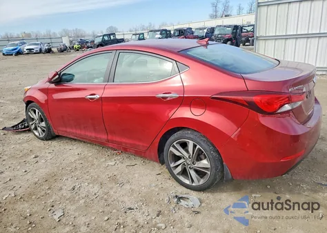 2014 Hyundai Elantra Limited из США, поврежденный, VIN 5NPDH4AE9EH532305